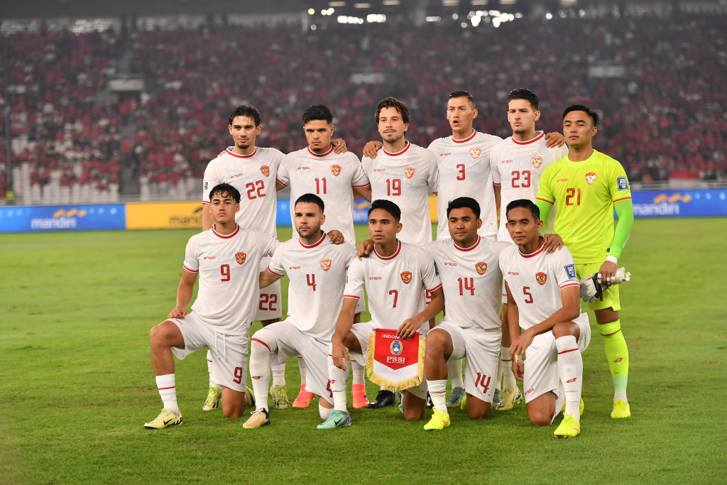 Potret Aksi Indonesia Vs Filipina dalam pertandingan Lanjutan Qualifikasi Piala Dunia 2026 di Stadion Gelora BungKarno, Jakarta.