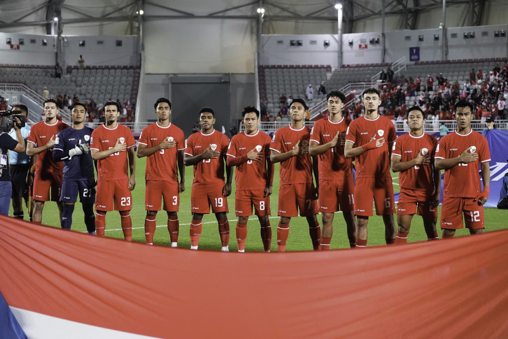 Potret Aksi Perebutan Juara Ketiga AFC Asian Cup U23, Indonesia Vs Iraq