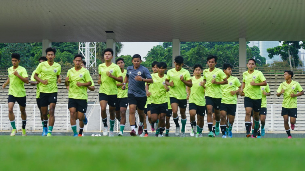 Tim U-19 Indonesia Latihan Evaluasi Usai Laga Uji Coba