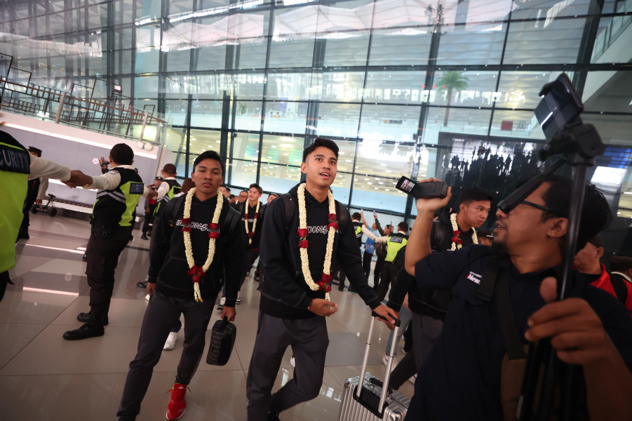 Sambutan untuk Kedatangan Tim U-23 Indonesia 